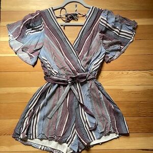 Striped Romper